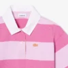 Bawełniana koszulka Polo w stylu rugby w paski, oversize