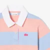 Bawełniana koszulka Polo w stylu rugby w paski, oversize Bawełniana koszulka Polo w stylu rugby w paski, oversize