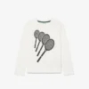 Bawełniany T-shirt z długim rękawem