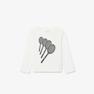 Bawełniany T-shirt z długim rękawem