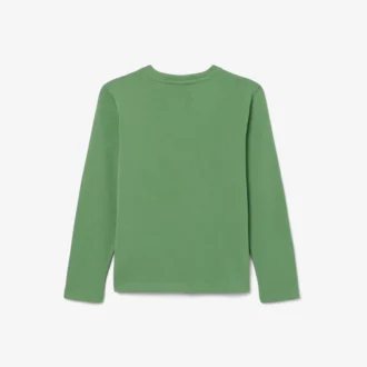 Bawełniany T-shirt z długim rękawem