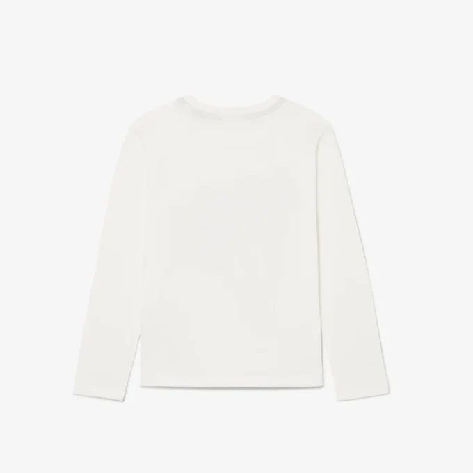 Bawełniany T-shirt z długim rękawem