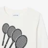 Bawełniany T-shirt z długim rękawem