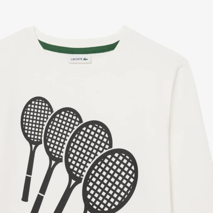 Bawełniany T-shirt z długim rękawem