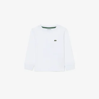 Bawełniany T-shirt z długim rękawem dla dzieci