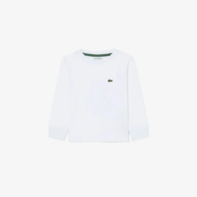 Bawełniany T-shirt z długim rękawem dla dzieci