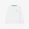 Bawełniany T-shirt z długim rękawem dla dzieci