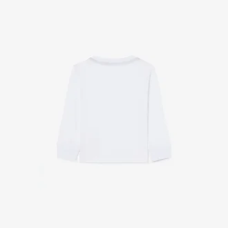 Bawełniany T-shirt z długim rękawem dla dzieci