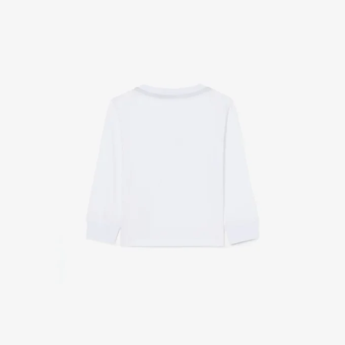 Bawełniany T-shirt z długim rękawem dla dzieci