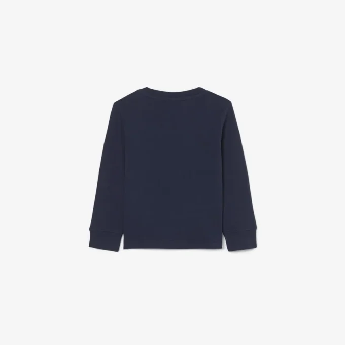Bawełniany T-shirt z długim rękawem dla dzieci