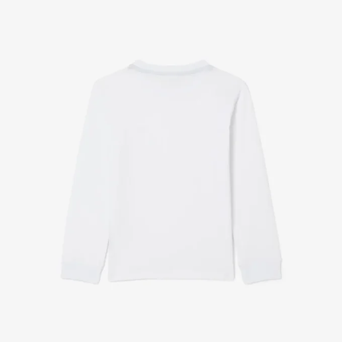 Bawełniany T-shirt z długim rękawem dla dzieci