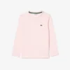 Bawełniany T-shirt z długim rękawem dla dzieci