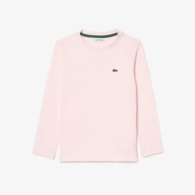 Bawełniany T-shirt z długim rękawem dla dzieci