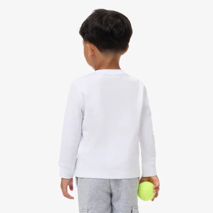 Bawełniany T-shirt z długim rękawem dla dzieci