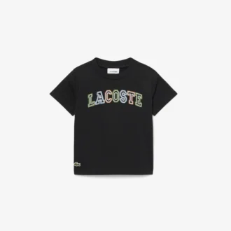 Bawełniany T-shirt z haftem