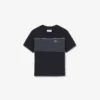 Bawełniany T-shirt z kolorowymi wstawkami