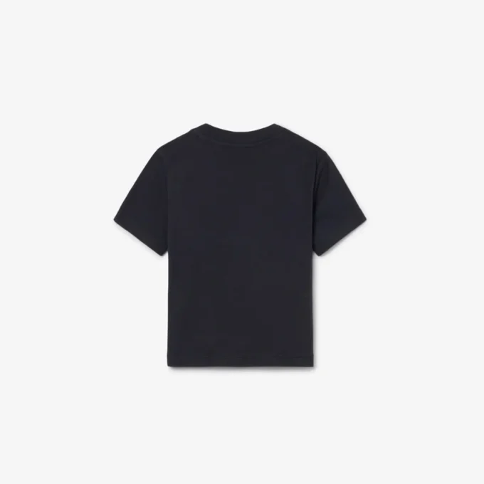 Bawełniany T-shirt z kolorowymi wstawkami