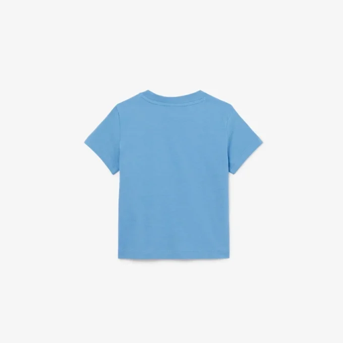 Bawełniany T-shirt z kolorowymi wstawkami Bawełniany T-shirt z kolorowymi wstawkami