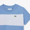 Bawełniany T-shirt z kolorowymi wstawkami Bawełniany T-shirt z kolorowymi wstawkami