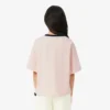 Bawełniany T-shirt z kontrastową naszywką