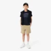 Bawełniany T-shirt z kontrastowymi wstawkami Bawełniany T-shirt z kontrastowymi wstawkami
