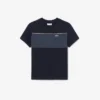 Bawełniany T-shirt z kontrastowymi wstawkami Bawełniany T-shirt z kontrastowymi wstawkami