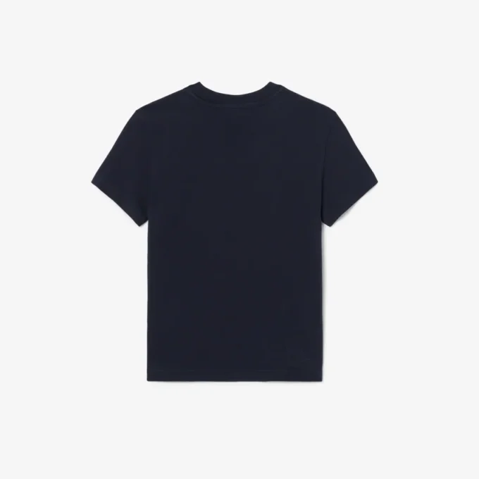 Bawełniany T-shirt z kontrastowymi wstawkami Bawełniany T-shirt z kontrastowymi wstawkami