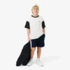 Bawełniany T-shirt z kontrastowymi wykończeniami