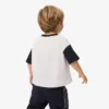 Bawełniany T-shirt z kontrastowymi wykończeniami