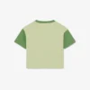 Bawełniany T-shirt z kontrastowymi wykończeniami