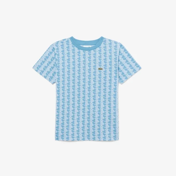 Bawełniany T-shirt z monogramem
