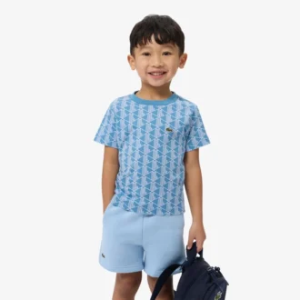 Bawełniany T-shirt z monogramem
