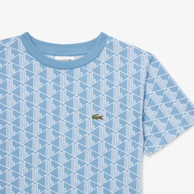 Bawełniany T-shirt z monogramem