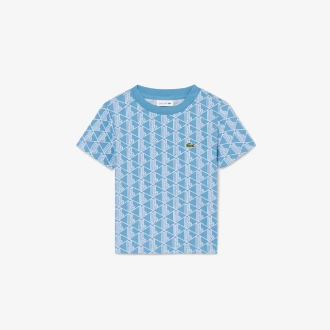 Bawełniany T-shirt z monogramem