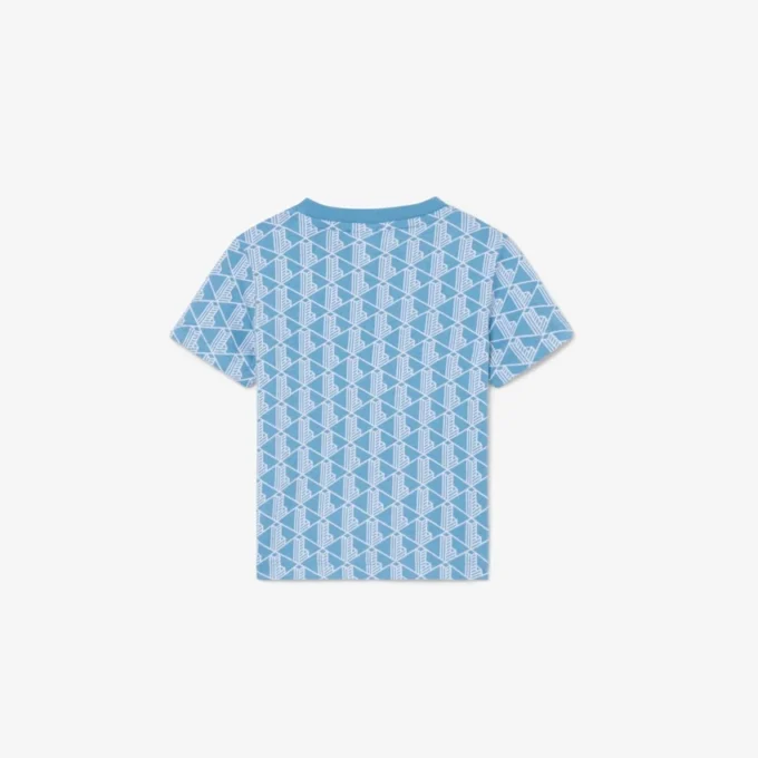 Bawełniany T-shirt z monogramem