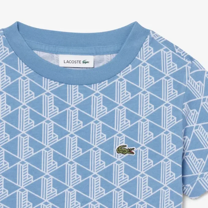 Bawełniany T-shirt z monogramem