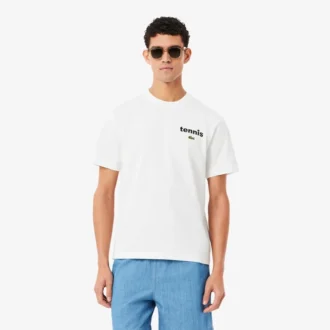 Bawełniany T-shirt z nadrukiem