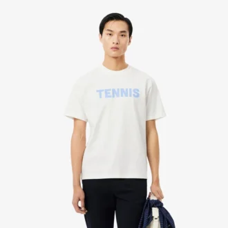 Bawełniany T-shirt z nadrukiem