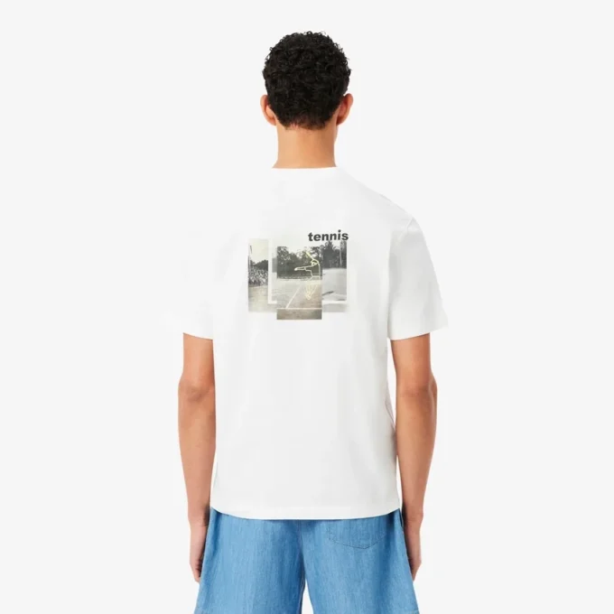 Bawełniany T-shirt z nadrukiem Bawełniany T-shirt z nadrukiem