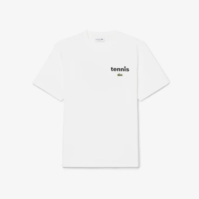Bawełniany T-shirt z nadrukiem Bawełniany T-shirt z nadrukiem