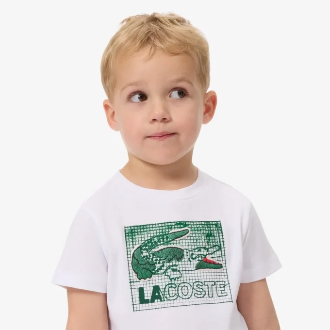 Bawełniany T-shirt z nadrukiem graficznym Bawełniany T-shirt z nadrukiem graficznym