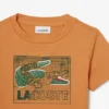 Bawełniany T-shirt z nadrukiem graficznym Bawełniany T-shirt z nadrukiem graficznym