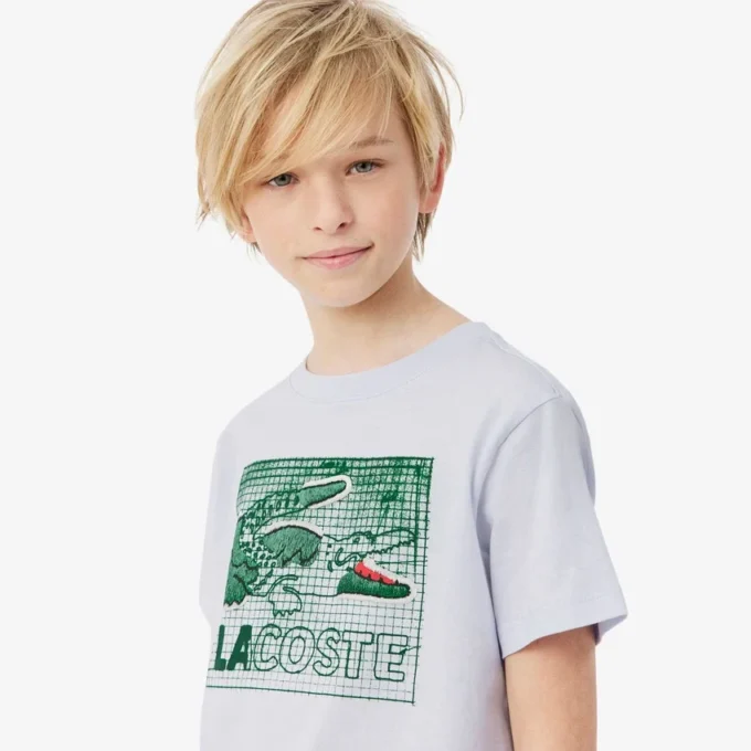 Bawełniany T-shirt z nadrukiem graficznym Bawełniany T-shirt z nadrukiem graficznym