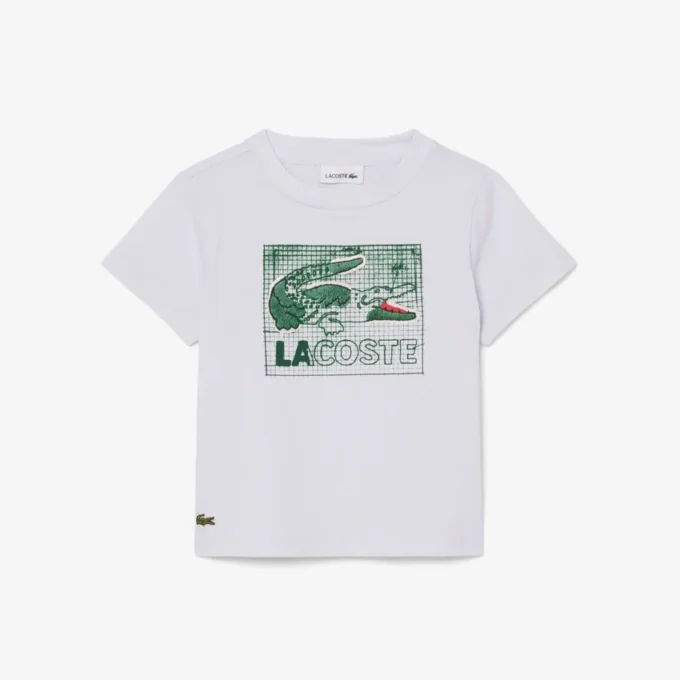 Bawełniany T-shirt z nadrukiem graficznym Bawełniany T-shirt z nadrukiem graficznym