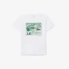 Bawełniany T-shirt z nadrukiem graficznym Bawełniany T-shirt z nadrukiem graficznym
