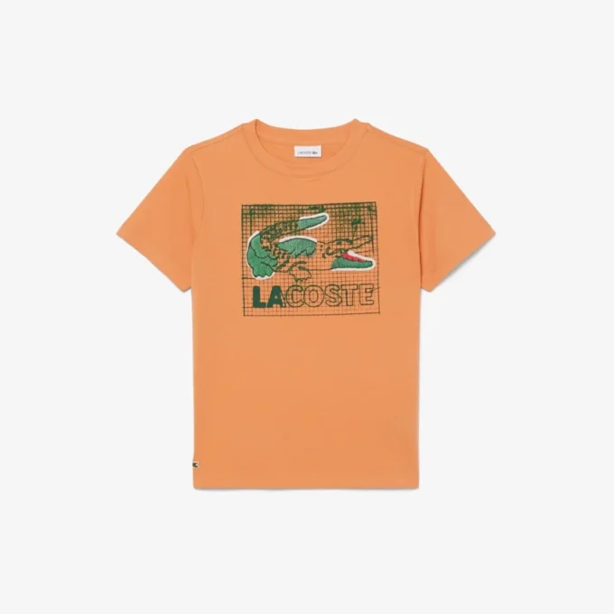 Bawełniany T-shirt z nadrukiem graficznym Bawełniany T-shirt z nadrukiem graficznym