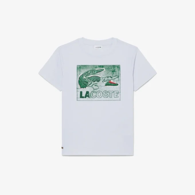 Bawełniany T-shirt z nadrukiem graficznym Bawełniany T-shirt z nadrukiem graficznym