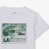 Bawełniany T-shirt z nadrukiem graficznym Bawełniany T-shirt z nadrukiem graficznym