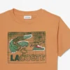 Bawełniany T-shirt z nadrukiem graficznym Bawełniany T-shirt z nadrukiem graficznym
