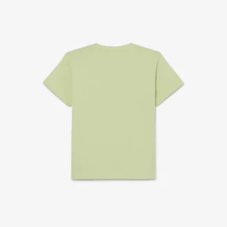 Bawełniany T-shirt z nadrukiem krokodyla